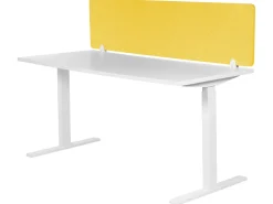 Skrivebordsdeler WALLY 160 x 40 cm Gul