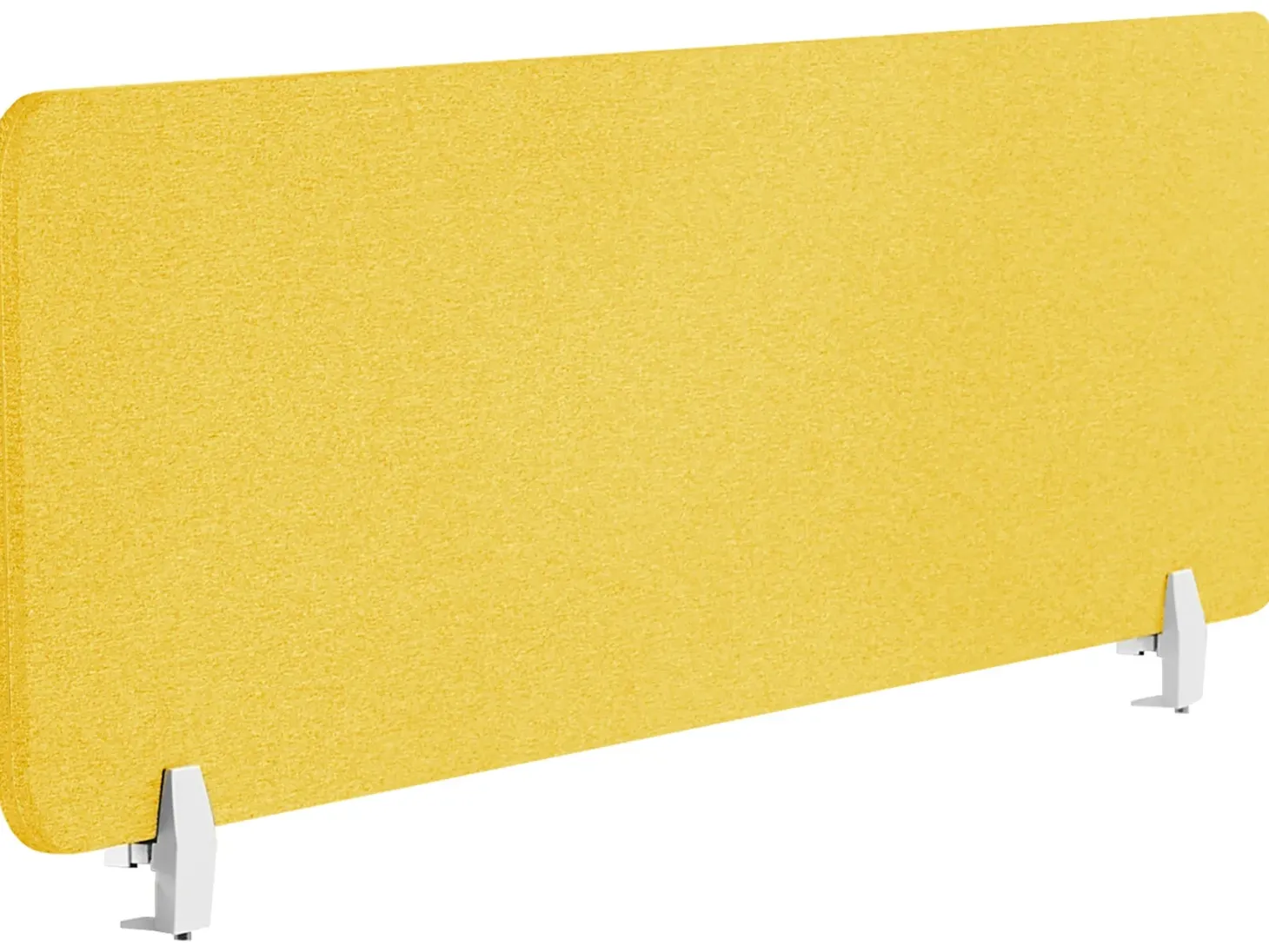 Skrivebordsdeler WALLY 160 x 40 cm Gul