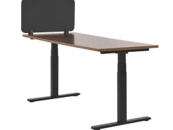 Skrivebordsdeler WALLY 80 x 40 cm Mørkegrå