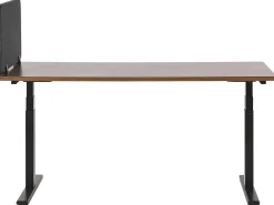 Skrivebordsdeler WALLY 80 x 40 cm Mørkegrå