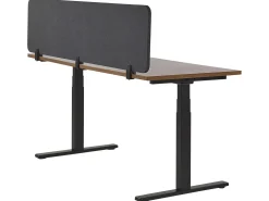 Skrivebordsdeler WALLY 180 x 40 cm Mørkegrå