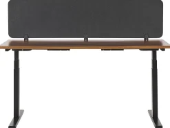 Skrivebordsdeler WALLY 180 x 40 cm Mørkegrå