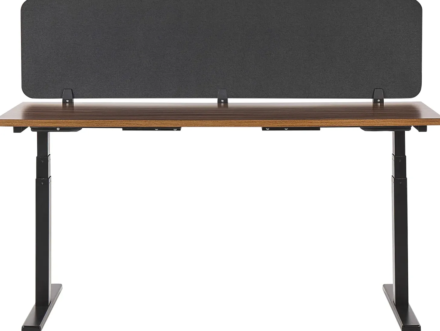 Skrivebordsdeler WALLY 180 x 40 cm Mørkegrå