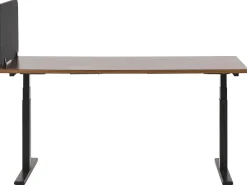 Skrivebordsdeler WALLY 160 x 40 cm Mørkegrå
