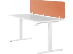 Skrivebordsdeler WALLY 180 x 40 cm Murstensrød