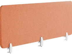Skrivebordsdeler WALLY 180 x 40 cm Murstensrød