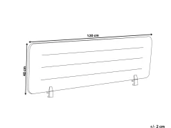 Skrivebordsdeler ZIGGY 120 x 40 cm Grøn