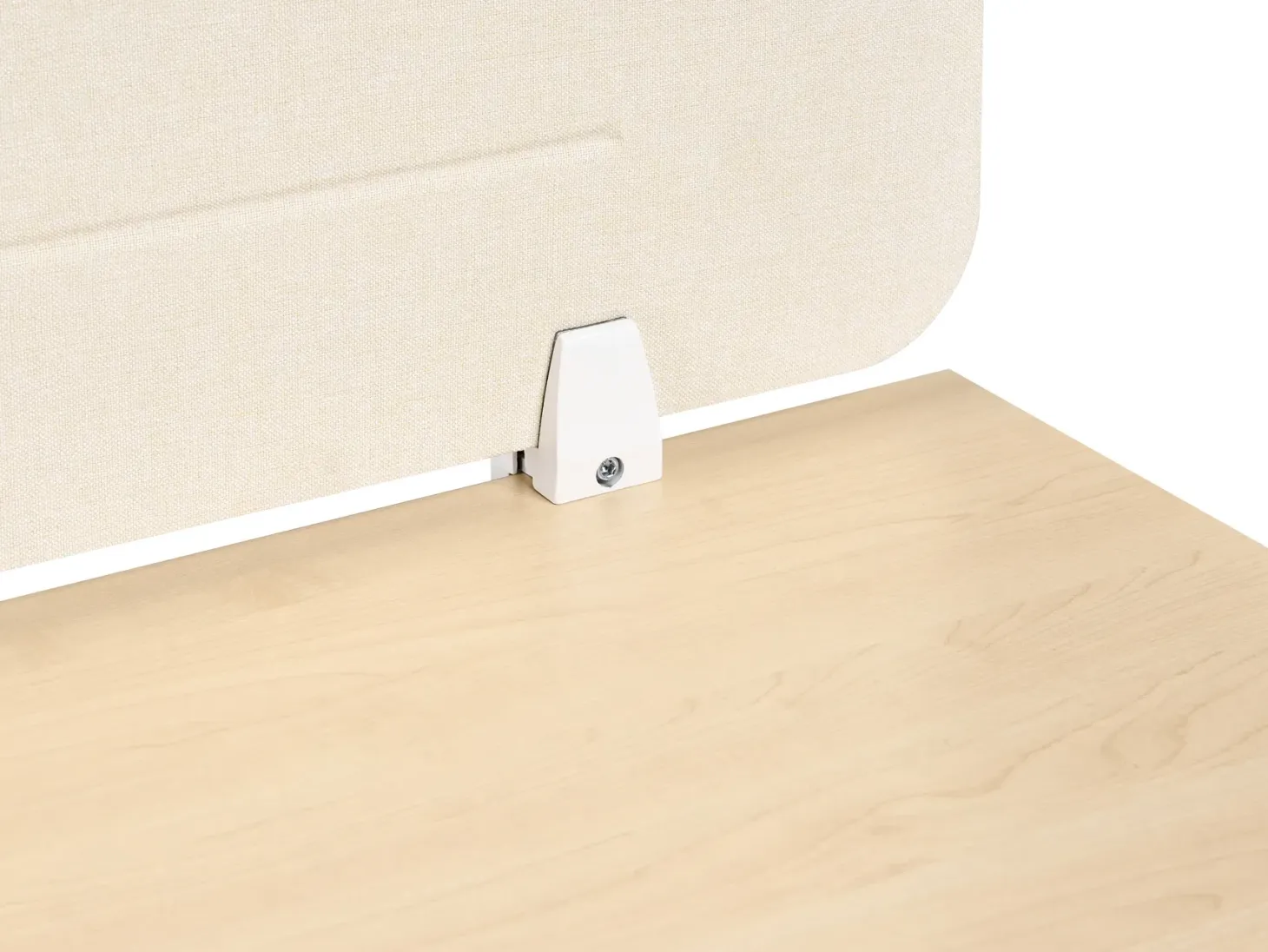 Skrivebordsdeler ZIGGY 180 x 40 cm Lys Beige