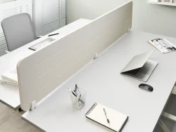Skrivebordsdeler ZIGGY 180 x 40 cm Lys Beige