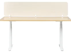 Skrivebordsdeler ZIGGY 180 x 40 cm Lys Beige