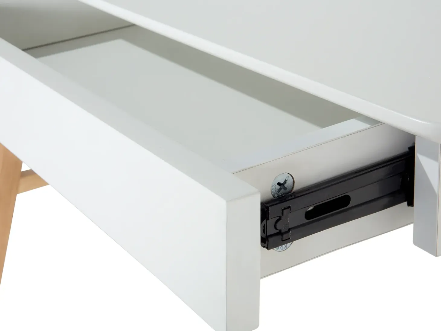 Skrivebord SHESLAY Hvid 120 cm 70 cm med skuffer