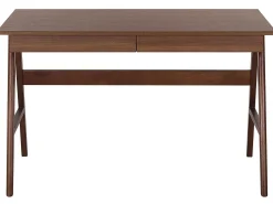 Skrivebord SHESLAY Mørkebrun 120 cm 70 cm med skuffer