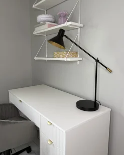 Skrivebordslampe PINKEEN Metal Sort