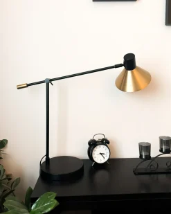 Skrivebordslampe PINKEEN Metal Guld