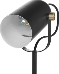 Skrivebordslampe TYRIA Justerbar Metal Sort