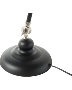 Skrivebordslampe MERAMEC Justerbar Metal Sort