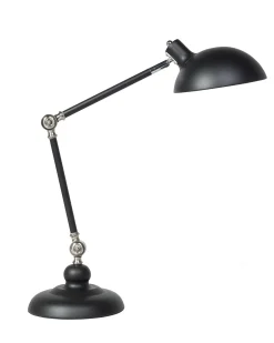 Skrivebordslampe MERAMEC Justerbar Metal Sort