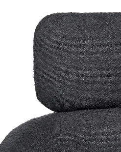 Skrivebordsstol ALENA Boucle Sort