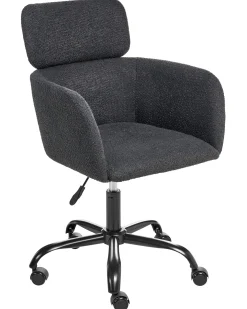 Skrivebordsstol ALENA Boucle Sort