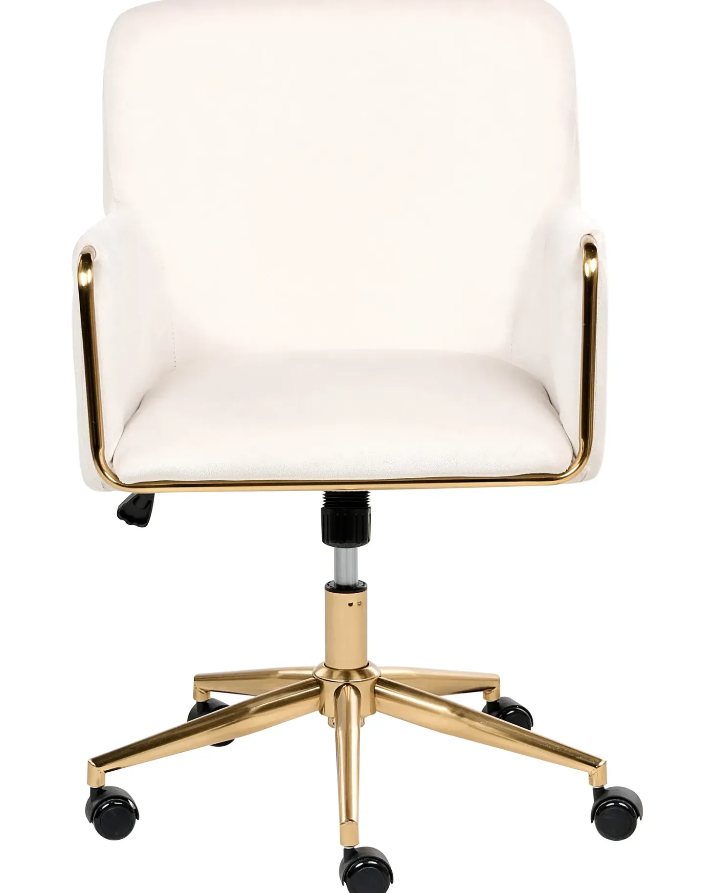 Skrivebordsstol ALTONA Velour Cremehvid