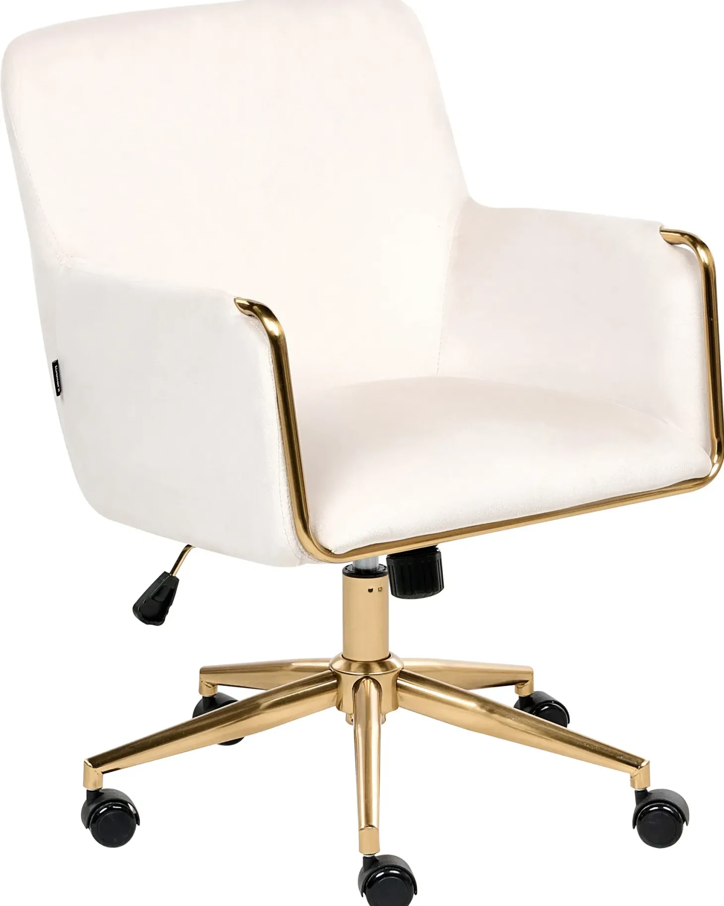 Skrivebordsstol ALTONA Velour Cremehvid