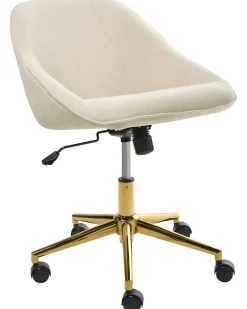 Skrivebordsstol BARDSDALE Velour Lys Beige