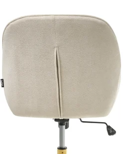 Skrivebordsstol BARDSDALE Velour Lys Beige