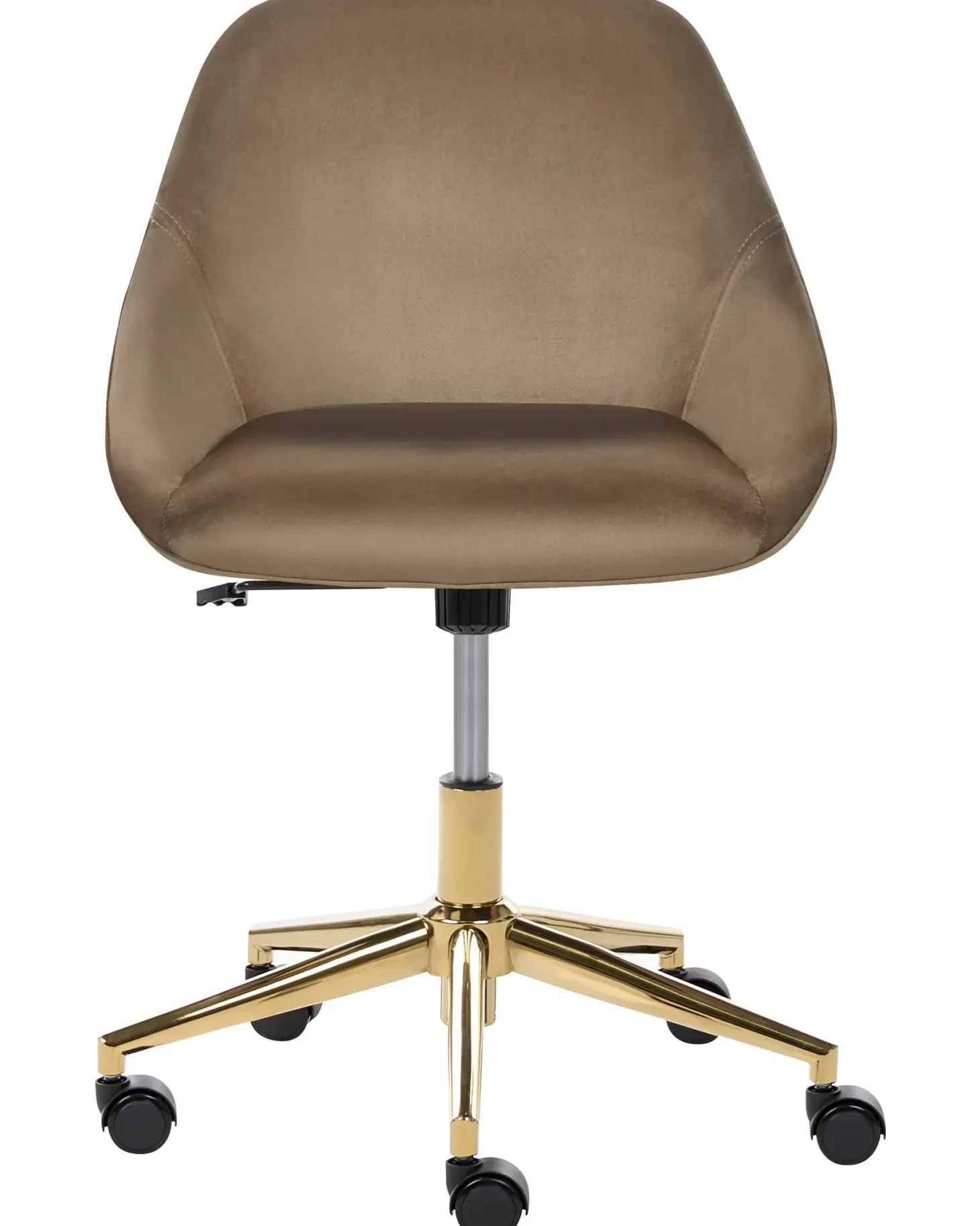 Skrivebordsstol BARDSDALE Velour Brun