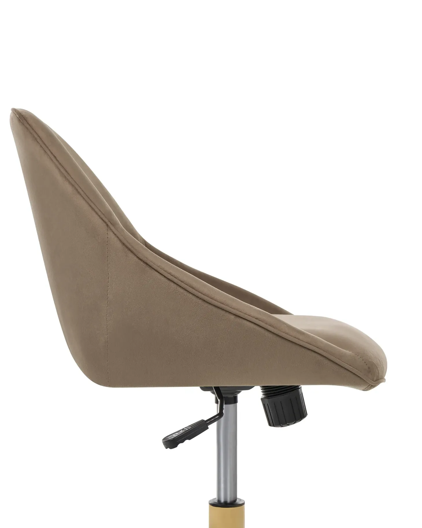 Skrivebordsstol BARDSDALE Velour Brun