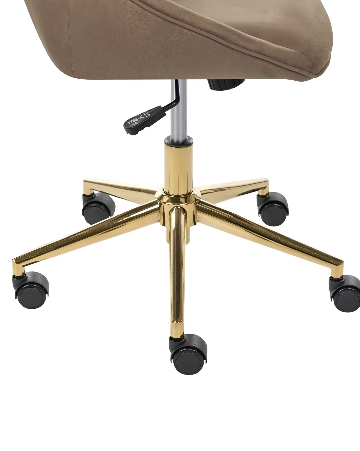 Skrivebordsstol BARDSDALE Velour Brun