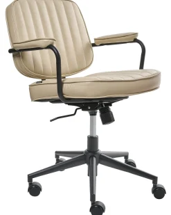 Skrivebordsstol BERNE Kunstlæder Beige
