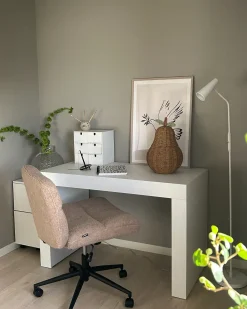 Skrivebordsstol CATLIN Boucle Beige