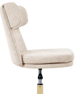 Skrivebordsstol GRANBY Boucle Lys Beige