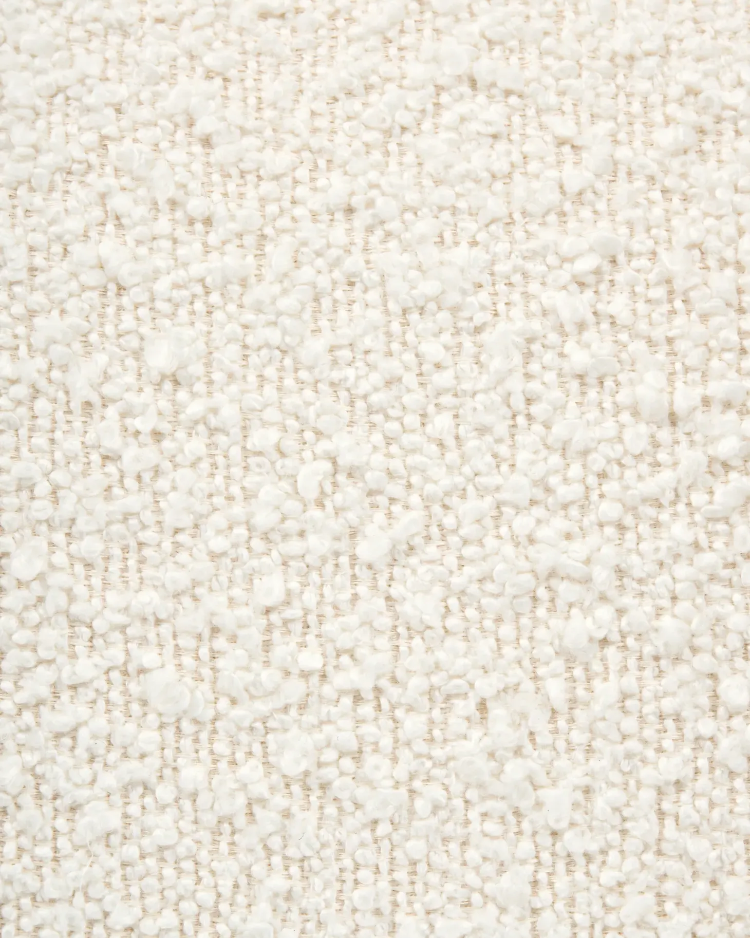 Skrivebordsstol GUNNISON Boucle Cremehvid