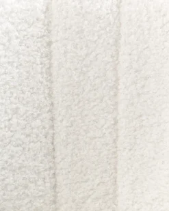 Skrivebordsstol KATONAH Boucle Cremehvid