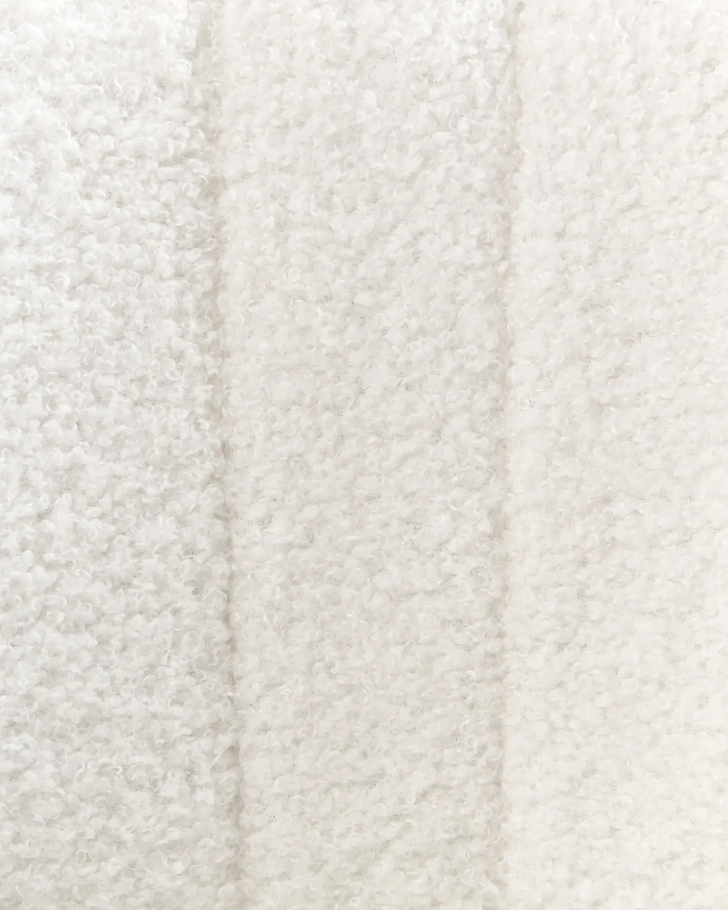 Skrivebordsstol KATONAH Boucle Cremehvid