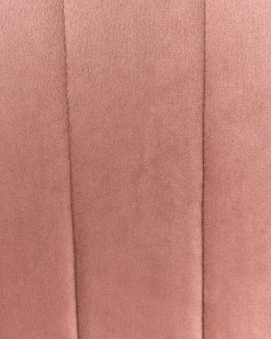 Skrivebordsstol KATONAH Velour Lyserød