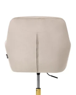 Skrivebordsstol LELORIA Velour Brungrå