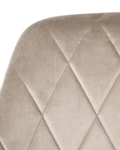 Skrivebordsstol LELORIA Velour Brungrå