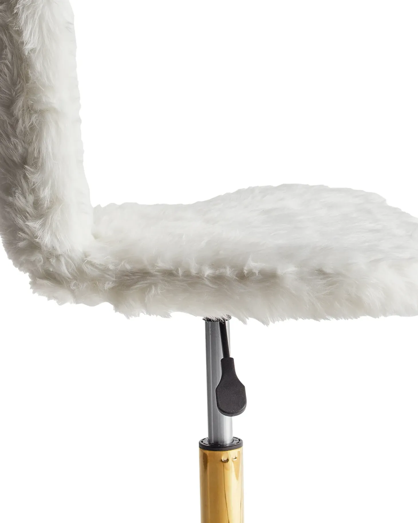 Skrivebordsstol MARGATE Kunstig pels Hvid