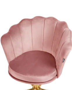 Skrivebordsstol MONTICELLO Velour Lyserød