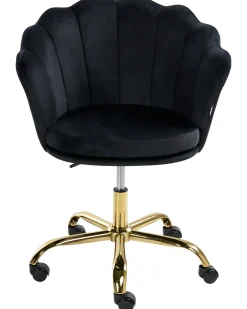 Skrivebordsstol MONTICELLO Velour Sort