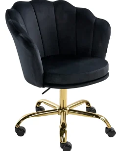Skrivebordsstol MONTICELLO Velour Sort