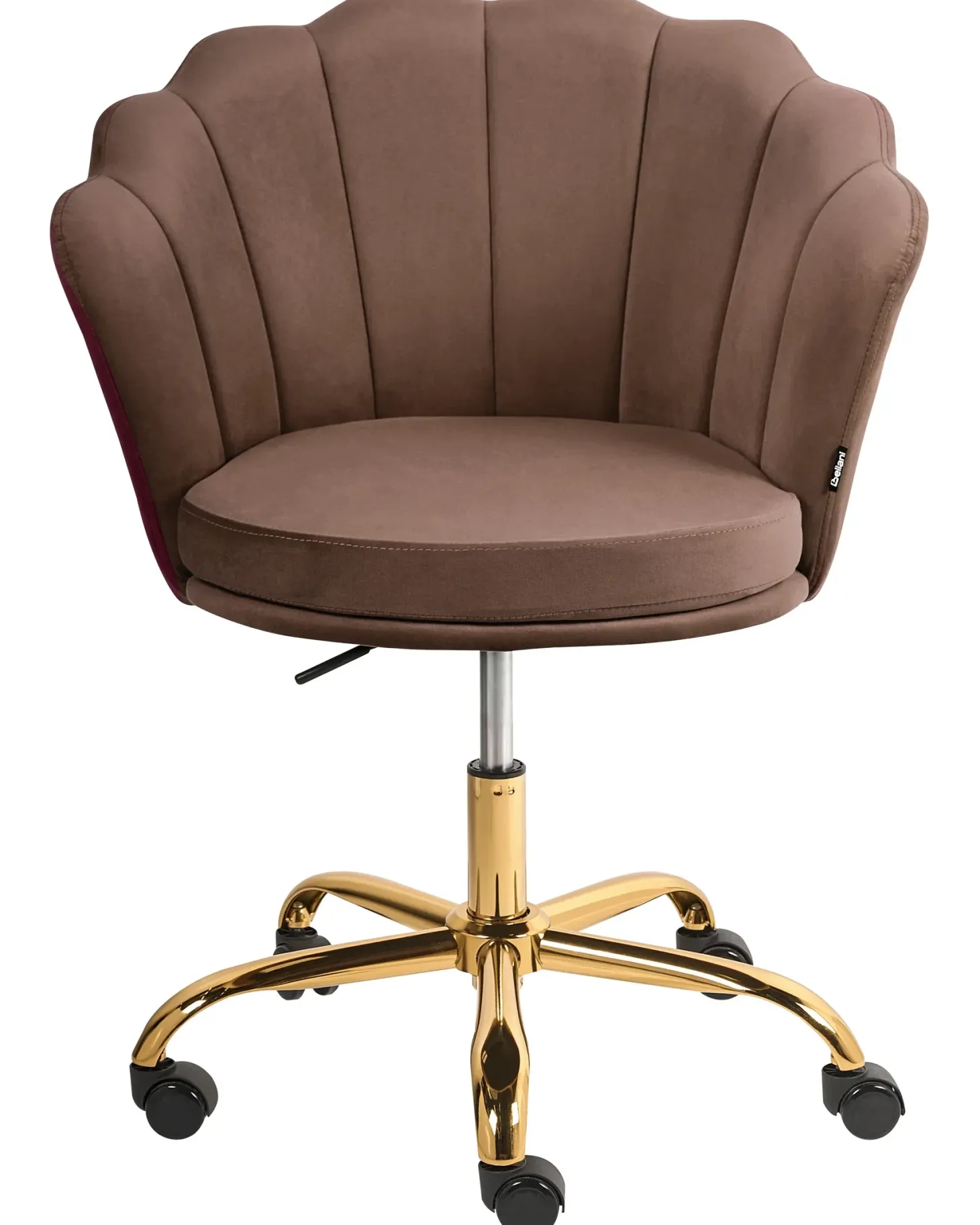 Skrivebordsstol MONTICELLO Velour Brun