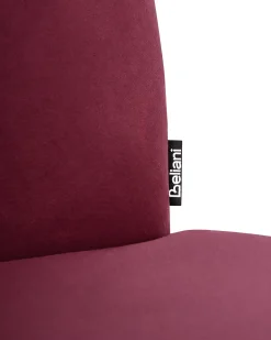 Skrivebordsstol MONTICELLO Velour Bordeaux