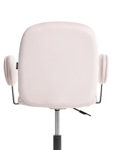 Skrivebordsstol MORAGA Velour Pastellrosa