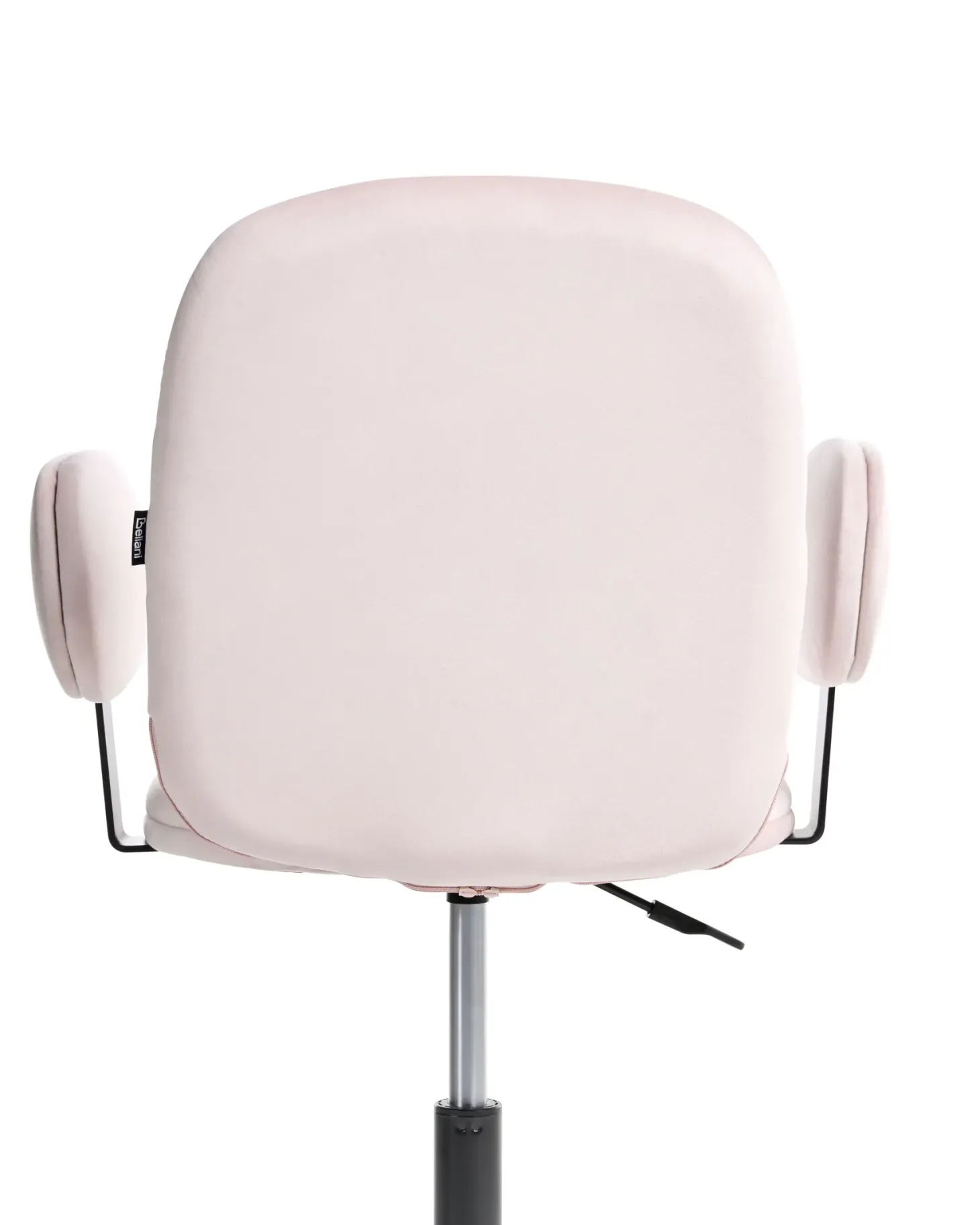 Skrivebordsstol MORAGA Velour Pastellrosa