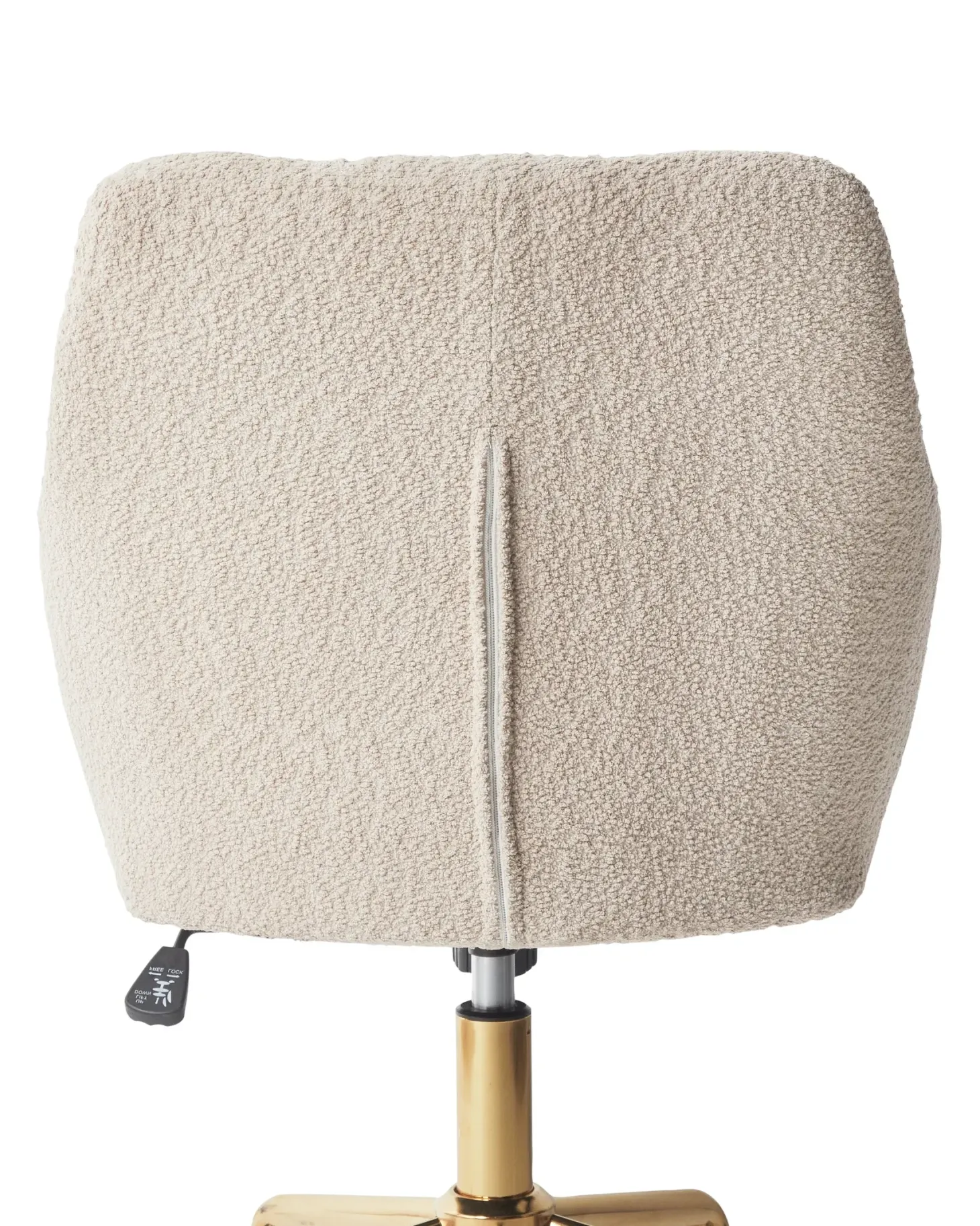 Skrivebordsstol PALMDALE Boucle Beige