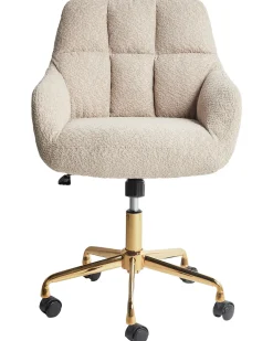 Skrivebordsstol PALMDALE Boucle Beige