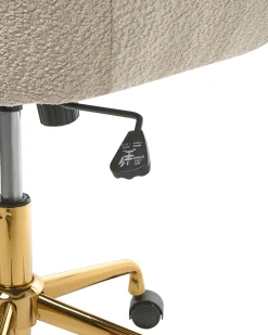 Skrivebordsstol PALMDALE Boucle Lys Beige